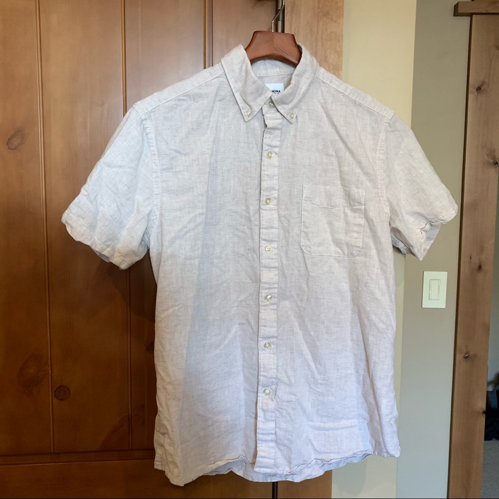 Men’s Sonoma Cotton Button Down Short Sleeve Small
